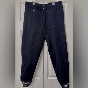 Cevas stirrup wool blend vintage Swiss women's ski pants size 16. EUC